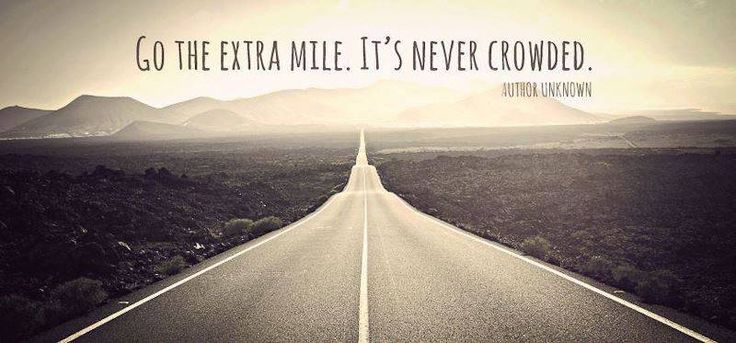 extra mile